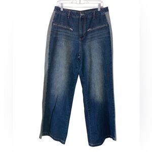 Fashion nova size 13 wide leg jeans